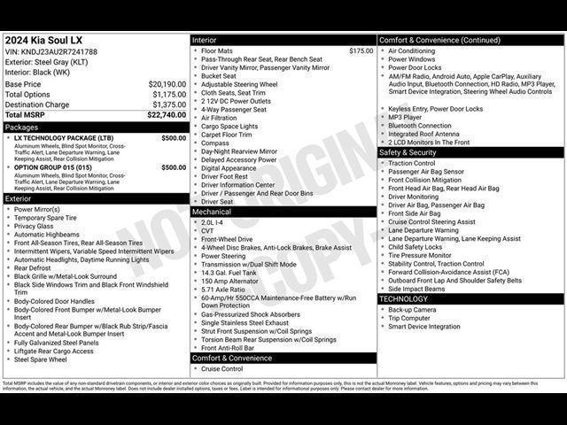 2024 Kia Soul LX