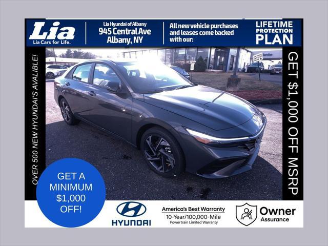 2026 Hyundai Elantra Hybrid Blue for sale in ALBANY, NY