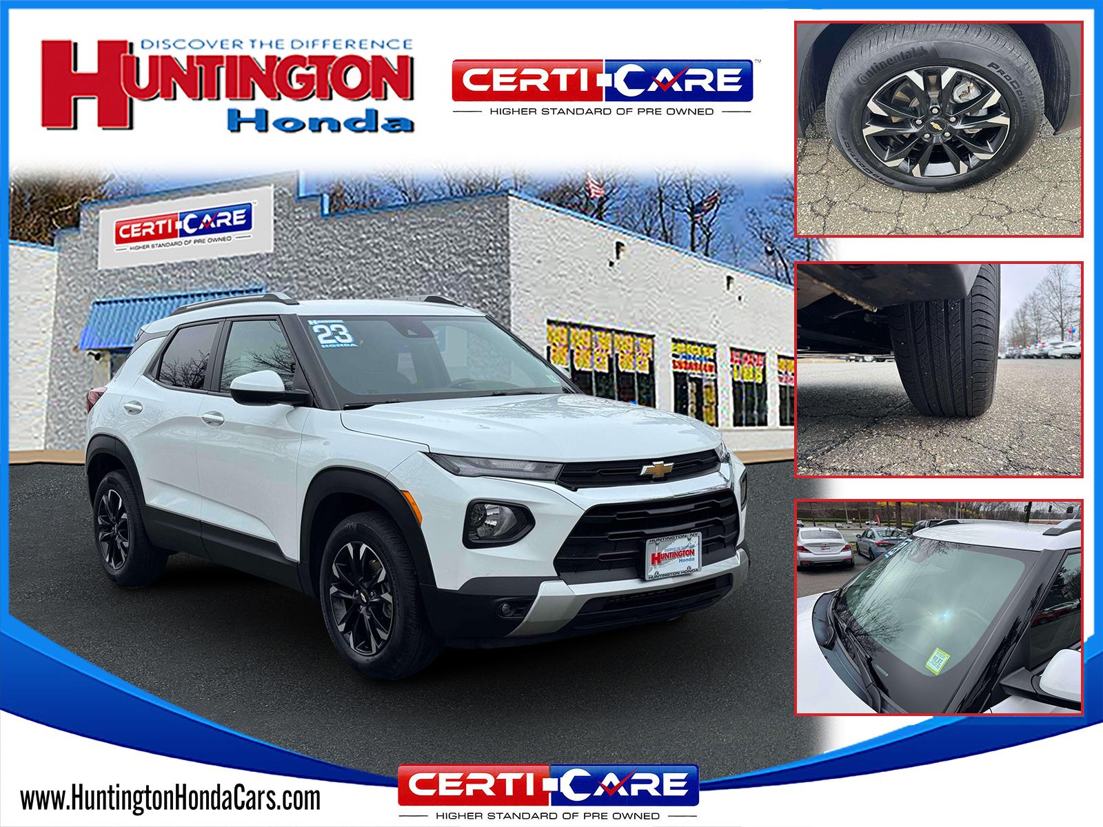 Summit White 2023 Chevrolet Trailblazer LT AWD SUV / Crossover Four-Wheel Drive Automatic