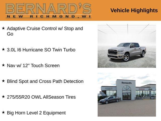 2026 RAM Ram 1500 RAM 1500 BIG HORN CREW CAB 4X4 57 BOX