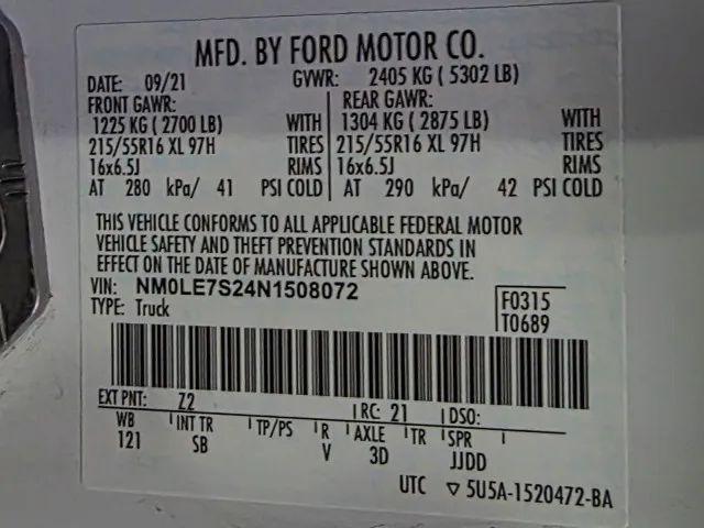 2022 Ford Transit Connect XL Cargo Van
