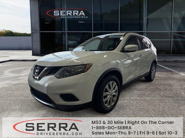 Glacier White 2015 Nissan Rogue SUV / Crossover Front-Wheel Drive Automatic