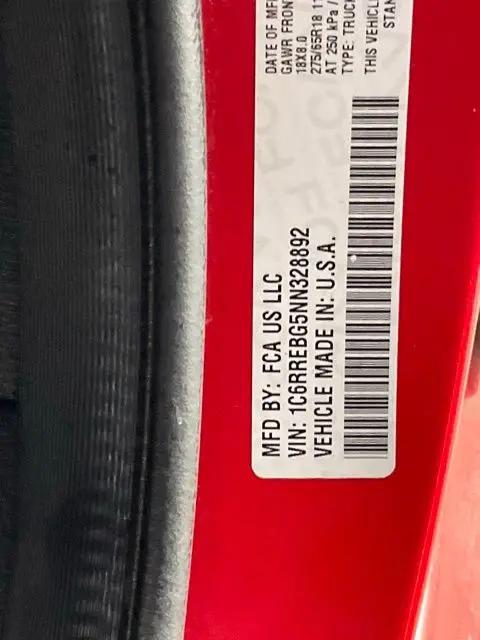 2022 Ram 1500 Big Horn Quad Cab 4x2 64 Box