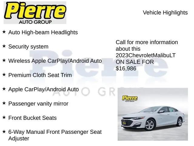 2023 Chevrolet Malibu FWD 1LT