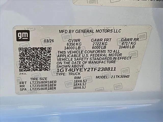 2026 GMC Sierra 3500HD Crew Cab, Long Bed, Denali Ultimate Dual Rear Wheel, 4WD