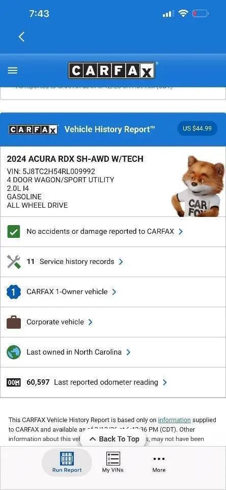 2024 Acura RDX Technology Package