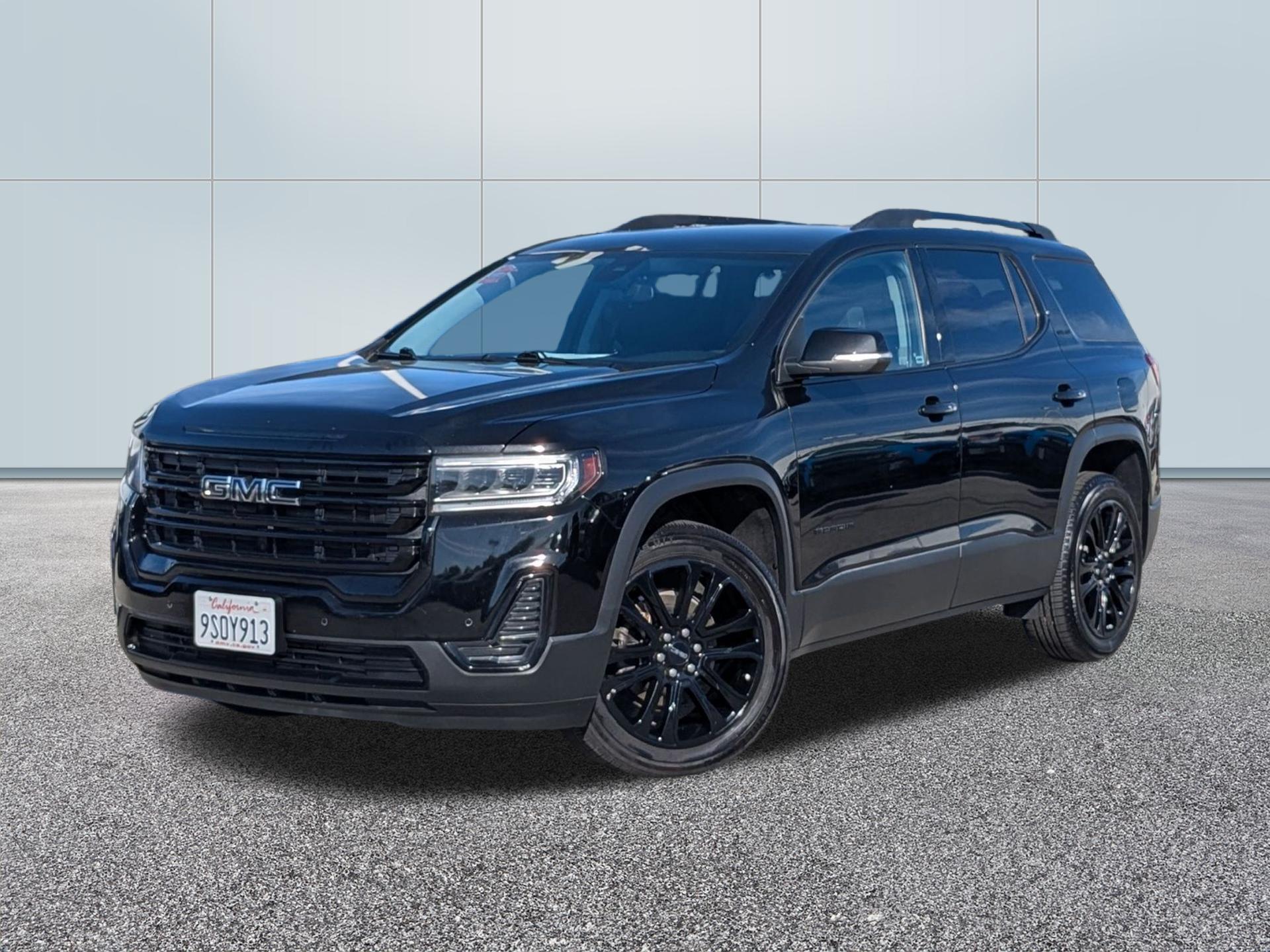 Black (Ebony Twilight Metallic) 2023 GMC Acadia SLE FWD SUV / Crossover Front-Wheel Drive Automatic