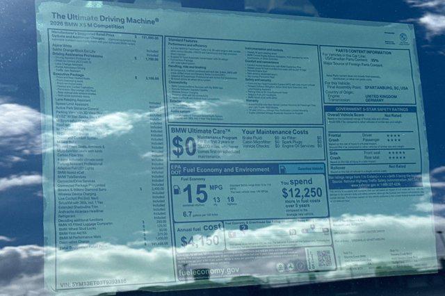 2026 BMW X5 M Competition