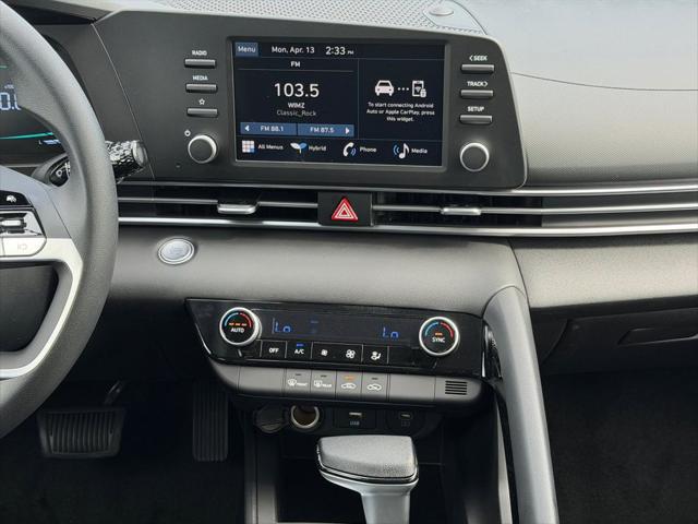 2026 Hyundai Elantra Hybrid Blue