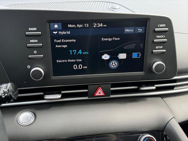 2026 Hyundai Elantra Hybrid Blue