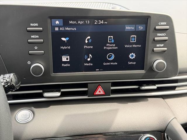 2026 Hyundai Elantra Hybrid Blue