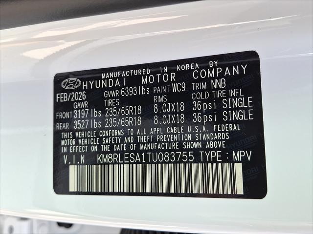2026 Hyundai Palisade SEL 8P