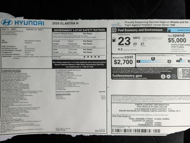 2026 Hyundai Elantra N