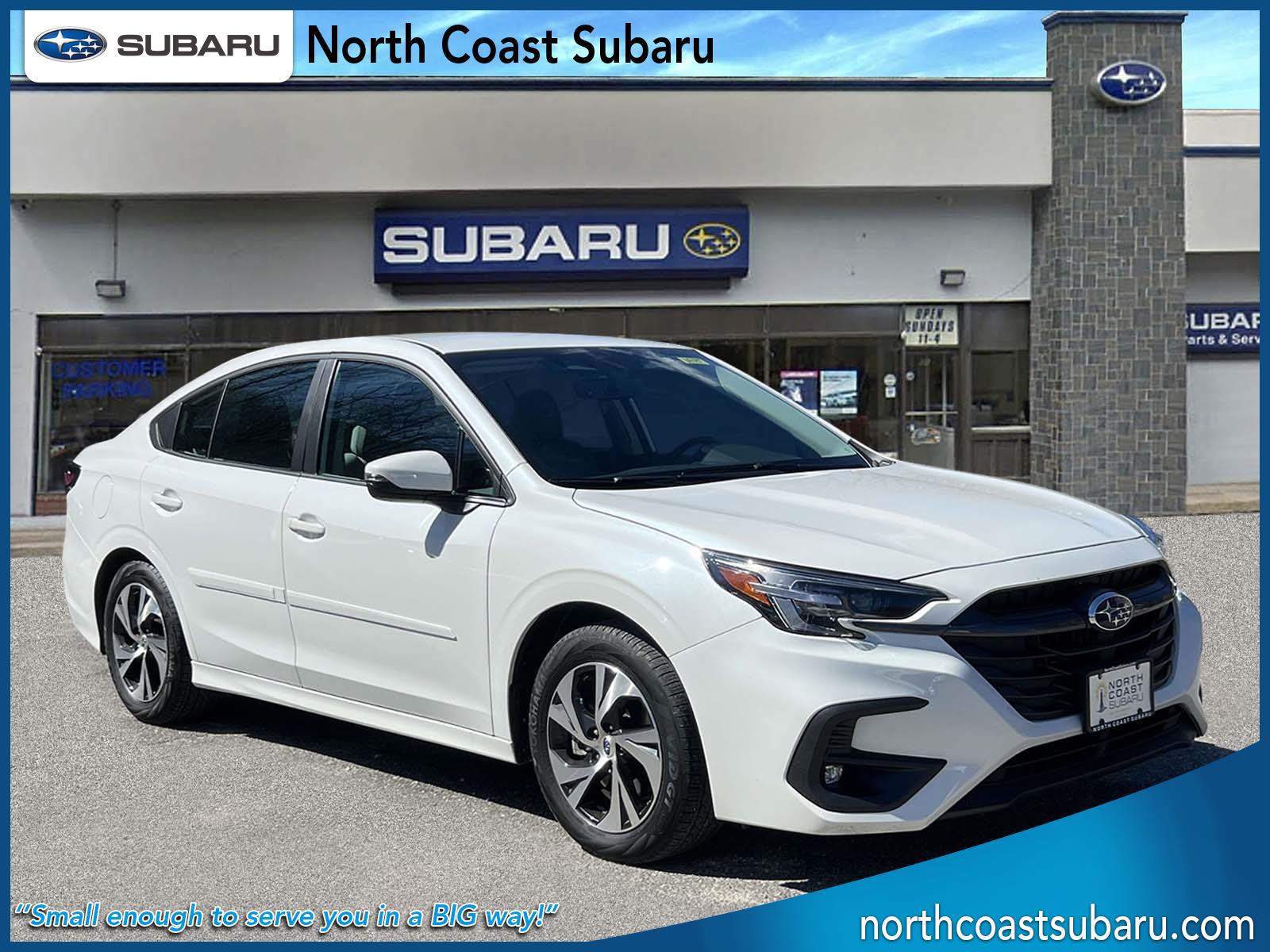 Crystal White Pearl 2025 Subaru Legacy Premium AWD Sedan All-Wheel Drive Continuously Variable Transmission