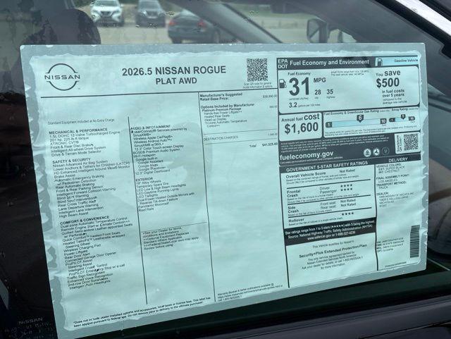 2026 Nissan Rogue Platinum