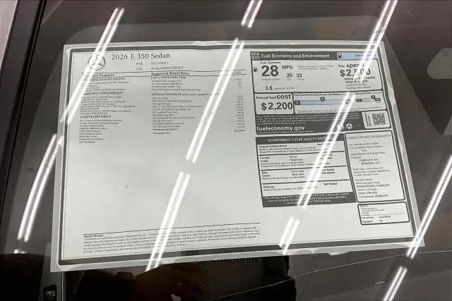 2026 Mercedes-Benz E 350 E 350