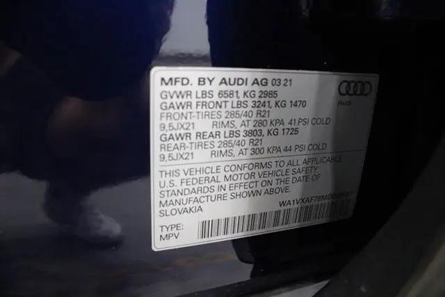 2021 Audi Q7 Prestige 55 TFSI quattro Tiptronic