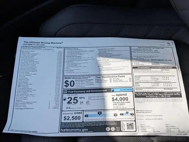 2026 BMW X5 sDrive40i