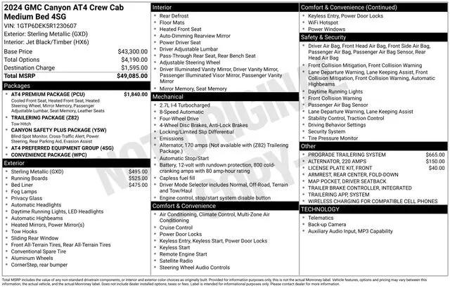 2024 GMC Canyon 4WD AT4