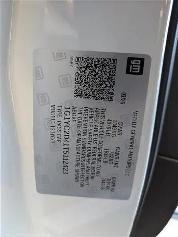 2026 Chevrolet Corvette Stingray Coupe, 3LT, RWD