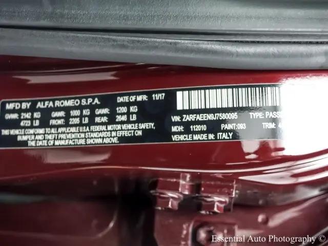 2018 Alfa Romeo Giulia Ti AWD