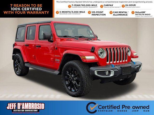 2022 Jeep Wrangler 4xe Unlimited Sahara 4x4 2022 Jeep Wrangler 4xe Unlimited Sahara 4x4