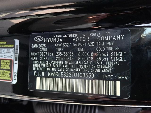 2026 Hyundai Palisade SEL 7P