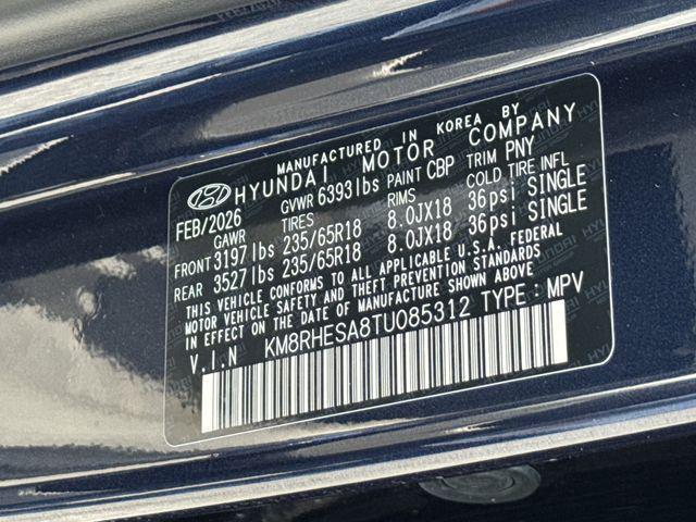 2026 Hyundai Palisade SEL Premium 8P