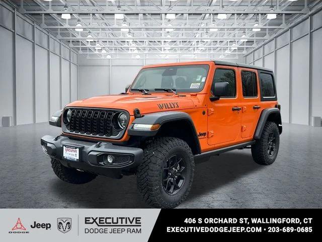 2026 Jeep Wrangler 4-Door Willys 4x4 for sale in Wallingford, CT