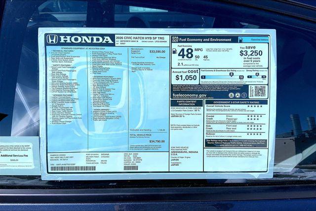 2026 Honda Civic Sport Touring