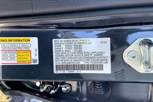 2026 Honda Civic Sport Touring