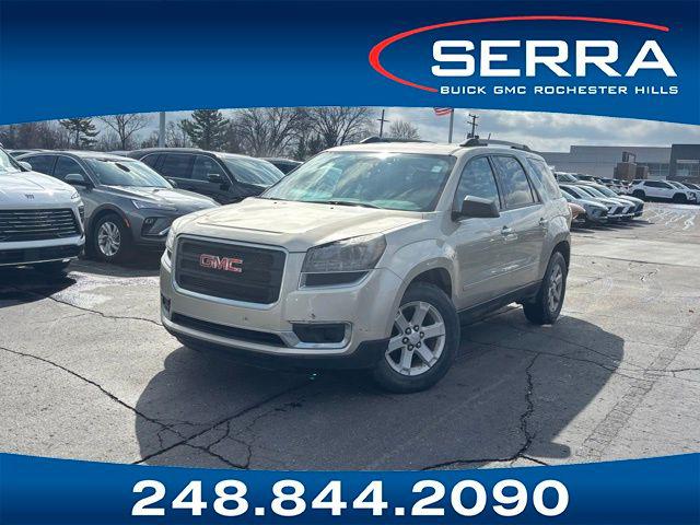 Champagne Silver Metallic 2015 GMC Acadia SLE-2 AWD SUV / Crossover All-Wheel Drive Automatic