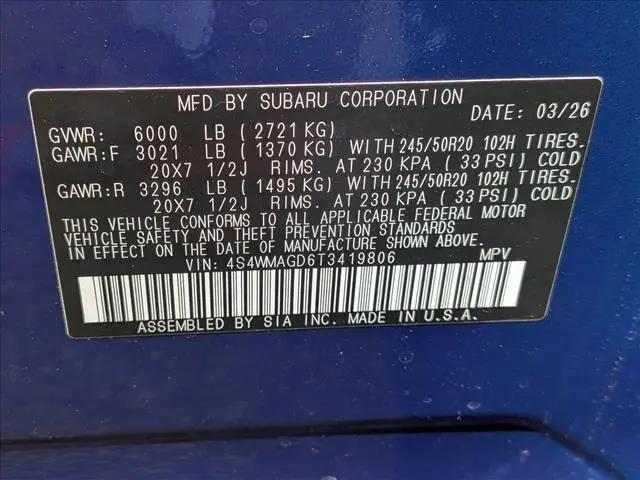 2026 Subaru Ascent Limited 7-Passenger