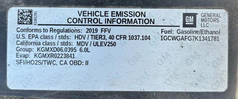 2019 Chevrolet Express Work Van