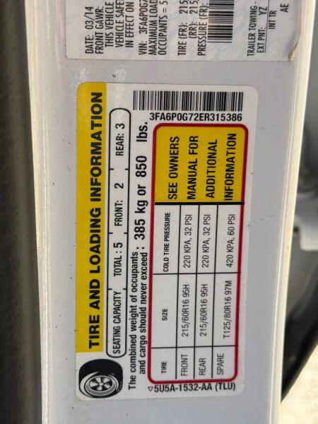 2014 Ford Fusion S