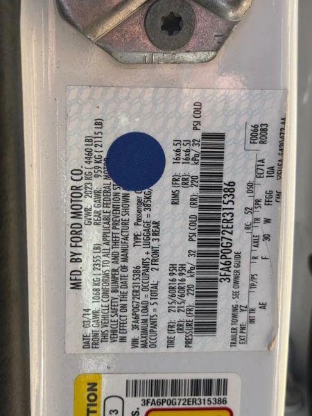 2014 Ford Fusion S