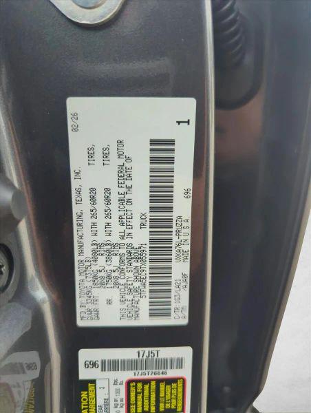 2026 Toyota Tundra Platinum CrewMax 6.5' Bed