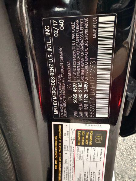 2017 Mercedes-Benz C-CLASS C 300 C 300