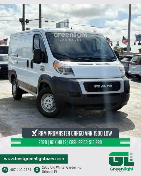 2020 Ram ProMaster Cargo Van Low Roof 118" WB