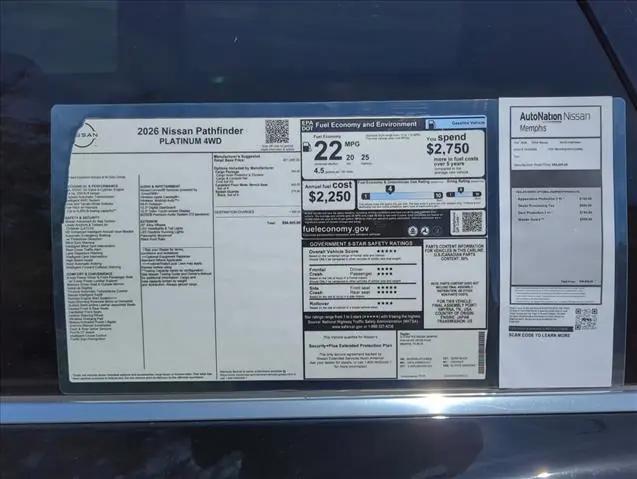 2026 Nissan Pathfinder Platinum