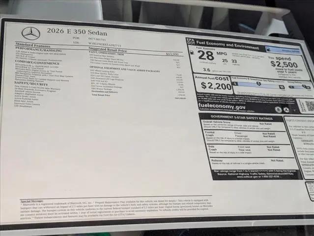 2026 Mercedes-Benz E 350 E 350