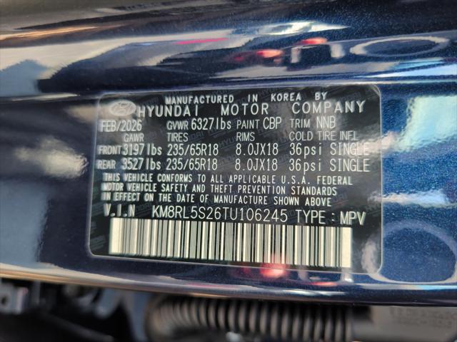 2026 Hyundai Palisade SEL 7P