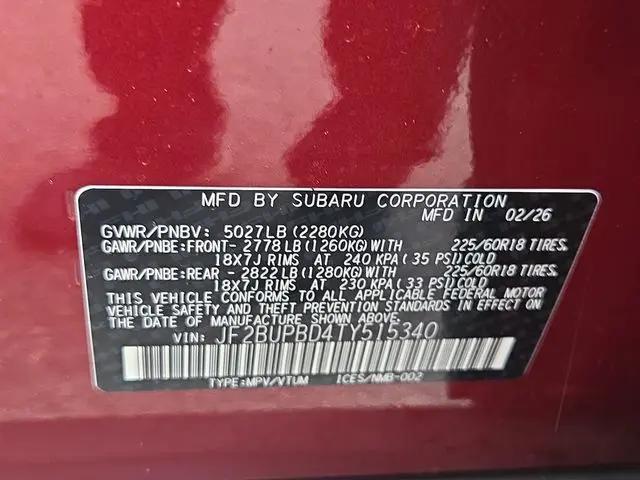 2026 Subaru Outback Premium