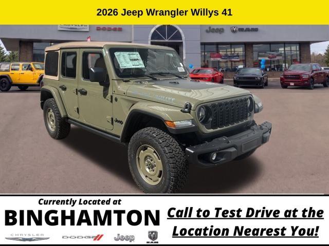 2026 Jeep Wrangler 4-Door Willys 41 for sale in Binghamton, NY