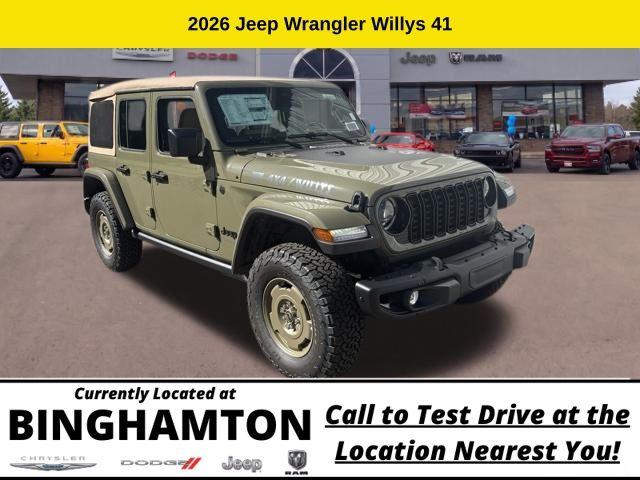 2026 Jeep Wrangler 4-Door Willys 41 for sale in Binghamton, NY
