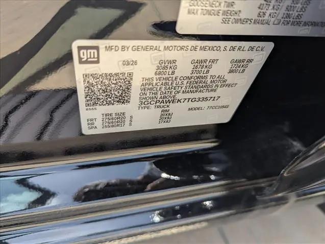 2026 Chevrolet Silverado 1500 2WD Crew Cab Short Bed RST