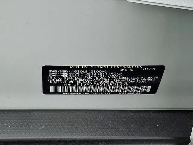 2026 Subaru WRX tS