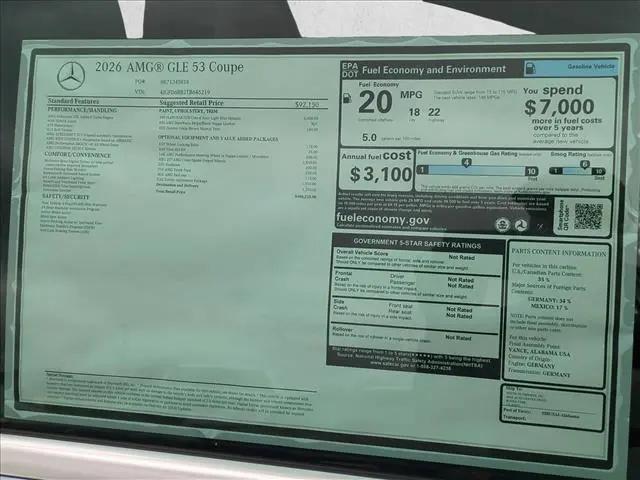 2026 Mercedes-Benz AMG GLE 53 4MATIC+