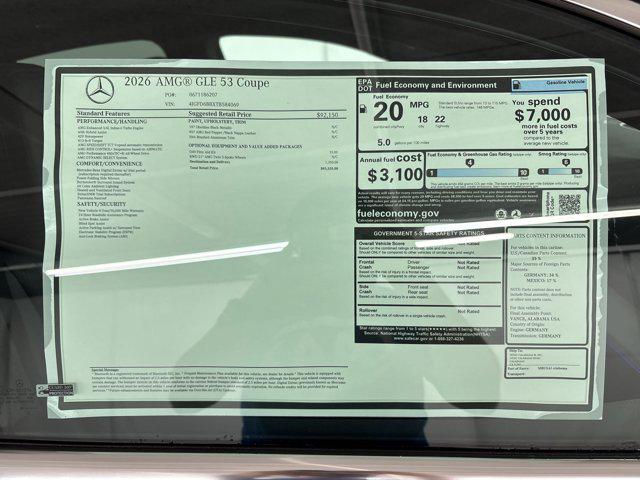 2026 Mercedes-Benz AMG GLE 53 4MATIC+