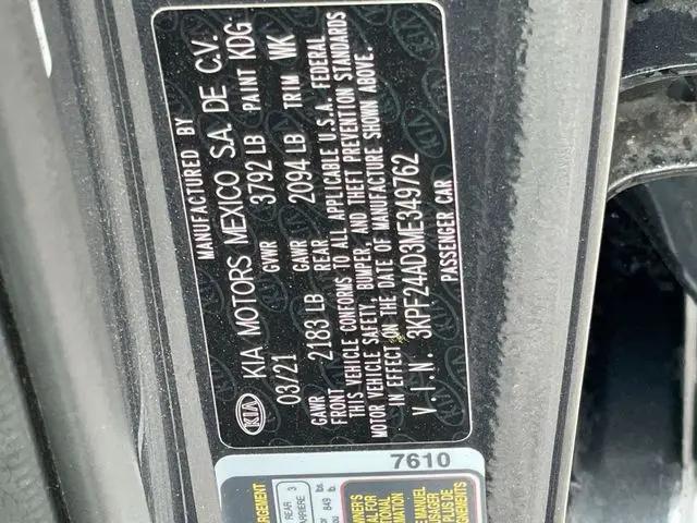 2021 Kia Forte LXS